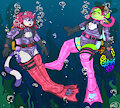 Double Divers [COMM] by balloooondog