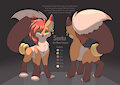 Sentu. The Moon Kitsune. Comm.#822 by cyndybell