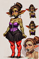 Talia Skittrix the Goblin