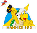 Hammer, Ice, Boomerang, Fire & Gold Bro by Minochu96