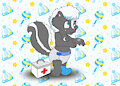 Ozzie Has a Boo Boo by OzzieKitSkunk