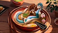 Ramen YCH for Winter_gem !!! by Bzew