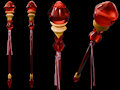 Sword Spirit Red Fire Rod Model by Deleetrix