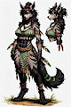 Shunni the Mightyena by scorpianpp