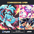 COMMISSIONS OPEN! by Spaicy