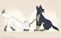 Tug! Sketch commission by ArcticMoondust
