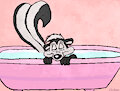 having a little soak~ by Cintoon