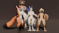 Canine 3d model by Silverim