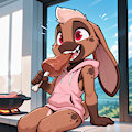 Carnivorous bunny by Minibit