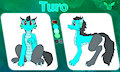 Turo ref sheet by AlbinoRayneDeer