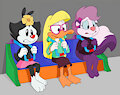 Dot, Shirley & Fifi In Escape Pod (Commission) by Tho6Who4e2000