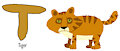 T - Tiger Idea #1 Character: Tiger (Oh Noah!)