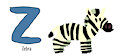 Z - Zebra Idea #1 Character: Zebra (Oh Noah!)