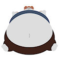 Belle Pawson's huge belly by NostalgicFan2004
