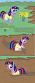 twilight's muddy birthday dress by mucky