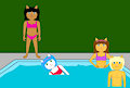 Swimming with some friends by NatGallery