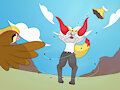 Pidgeot used gust - Scarlet's defence harshly fell by PonPonTheBonBon