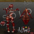 [$30] Adopt me! Female Cat Kemonomimi SOLD by sagaraart