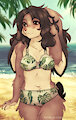 At the beach by Elronya