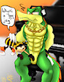 Vector x Charmy (SFW) (2020) by TheBigBlackCod