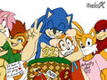 Sonic's 22nd anniversary by Aval0nX