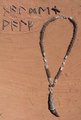 Golden Wolf Necklace  by WolfofSamhain