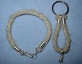 The-StarDog Bracelet and Keychain  by WolfofSamhain