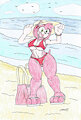 Amy on the beach by marlon64