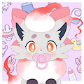 Mina the Zorua by PastelPanties
