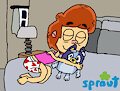 Ollie Allen Sleeping with a Bluey Plush (Sprout Airing)