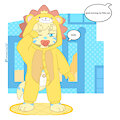 Eepy Little Lion Cub Otter by NabePup