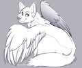 Beowulf sitting sketch by phoenixmaster