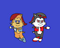 Sally And Nightshade Do The Movie Pose