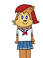 Sally Acorn Wearing a Different School Uniform