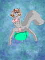 Scottish Fold on Yoga Ball by Qwaychou
