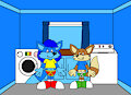 Anthonitecus and Astraligor at the laundry (by ToonlandianFox2002)