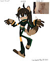 Pepper the wolf[redraw] by Lizabuguwu
