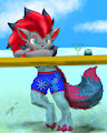 Zoroark at the Swim-Up Bar by zephyrpanthur