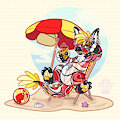 🏖️ Beach Day Pooltoy YCH for Pina 🏖️