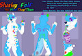 My updated ref sheet by Slushyfolf