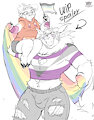 |WIP SPOILER| Sketch for Pride Day