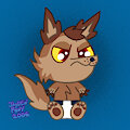 Baby Skurv the Coyote by ScratchandMeppsFan19