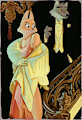Diane and Wolf - Leyendecker Style by FoxxJ