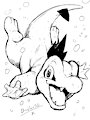 Sketch 364 - Totodile by WinickLim