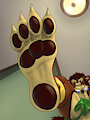 Chippy Foot-Paw by tamiasthechipmunk