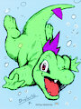 SHINY 'Sketch 364 - Totodile'