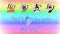 Pride flag stickers - fast turn around by RebeccaFoxo