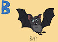 B is for Bat #1 (My Version) - Bat (Ollie's Pack)