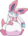 fat sylveon by HybridProjectAlpha