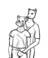 Daily Couple Sketch 44 by Fuzzyball